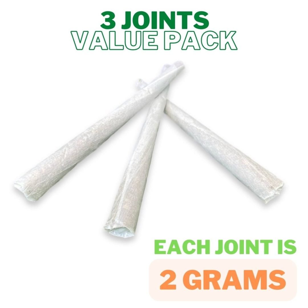 3 pack joints - Big Jim with Chili Charlotte weed strain sold in Thailand.