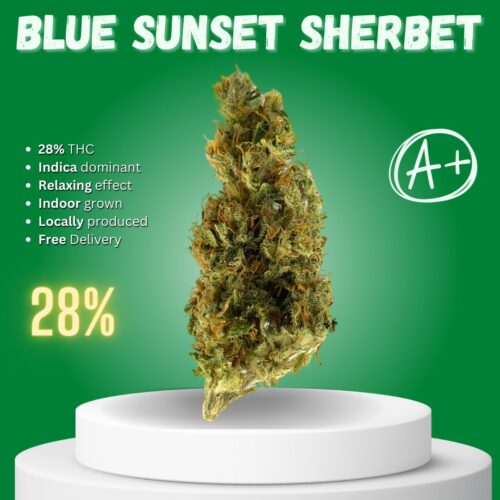 Blue Sunset Sherbet strain sold in Thailand.