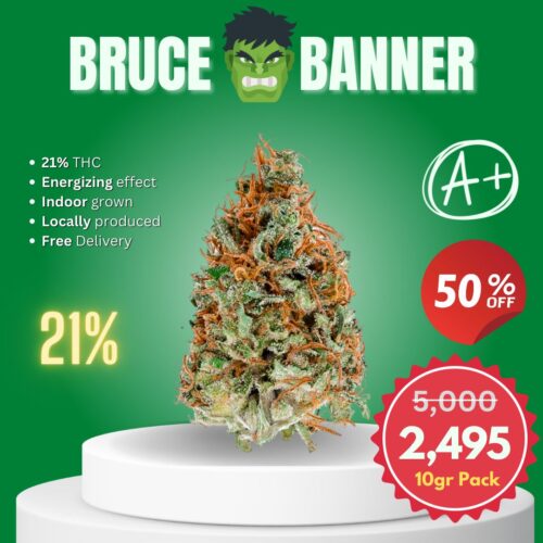 Bruce Banner value pack cannabis sold in Thailand.