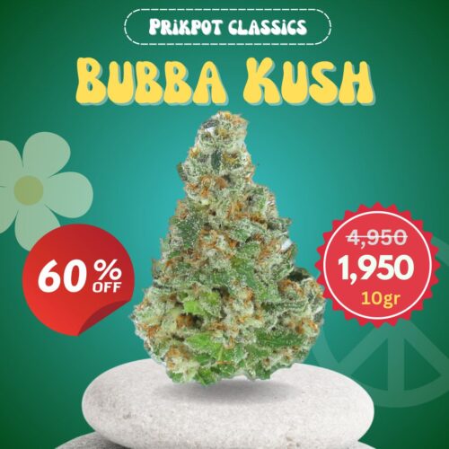 Bubba Kush classic cannabis strain sold in Thailand.