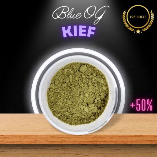 Pure Cannabis Kief made from Blue OG in Thailand.