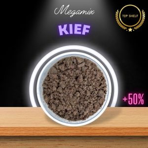 Pure Cannabis Kief Megamix made from Platinum Kush and Silky Delight in Thailand.