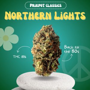 Northern Lights is a classic indica cannabis strain available in Thailand.