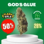 God's Glue cannabis bud sold online in Thailand.