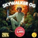 Skywalker OG Indica dominant flower sold in value pack in Thailand.