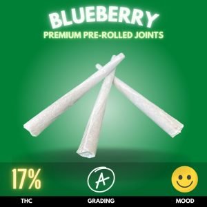 Embark on a vibrant journey with our Blueberry pre-rolled joints