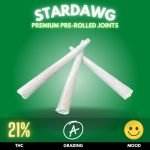 Introducing our Stardawg pre-rolled joints, the epitome of convenience meets excellence.
