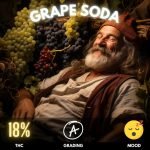 Grape Soda is an enchanting cannabis strain, predominantly indica in nature, grown meticulously in an indoor