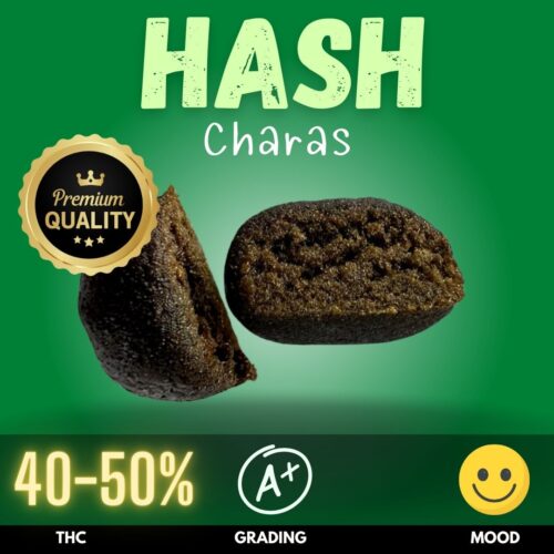Introducing Hash Charas, our premium hash crafted from the renowned Black and White strain