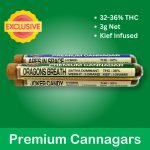 Our kief infused cannagars, a premium product designed for the discerning cannabis connoisseur