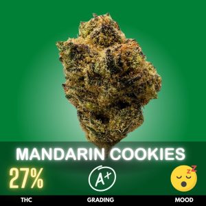 Mandarin Cookies, also known by its alternative name Mandarin Mints, is a delightful hybrid strain that perfectly balances the best of its Sativa and Indica genetics