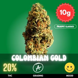Colombian Gold is a classic cannabis strain available in Thailand.