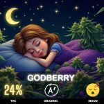 Godberry is a potent Indica-dominant strain that has gained popularity for its deeply relaxing effects