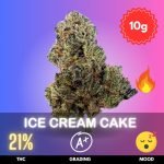 Ice-Cream-Cake-strain-thailand Ice Cream Cake, grown to perfection by Thai Sticks, is a delectable Indica-dominant hybrid strain