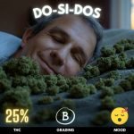Do-Si-Dos is a potent Indica-dominant hybrid cannabis strain renowned for its relaxing effects and high THC content