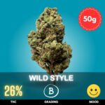 Wild Style is an invigorating Sativa-dominant strain boasting a potent 26% THC content